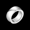 Bague, acier inoxydable|OMEGA Fashion