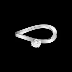 Bague, or blanc 18k, diamants|OMEGA Outlet