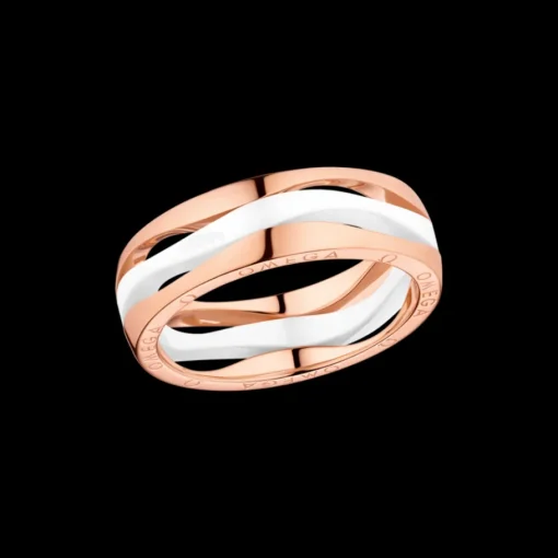 Bague, or rouge 18k, céramique|OMEGA Clearance