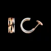 Boucle d'oreille, or rouge 18k, or blanc 18k, or jaune 18k|OMEGA Hot