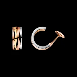 Boucle d'oreille, or rouge 18k, or blanc 18k, or jaune 18k|OMEGA Hot