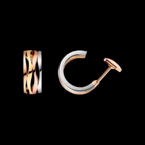 Boucle d'oreille, or rouge 18k, or blanc 18k, or jaune 18k|OMEGA Hot