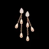 Boucle d'oreille, or rouge 18k, diamants|OMEGA Sale