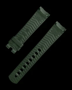 Bracelet en caoutchouc vert Seamaster Diver 300M avec boucle ardillon|OMEGA New