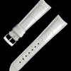 Bracelet en cuir d’alligator blanc avec boucle ardillon|OMEGA Clearance