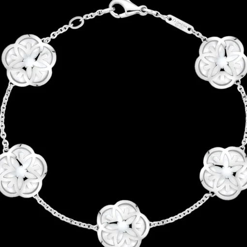 Bracelet, or blanc 18k, nacre|OMEGA Sale