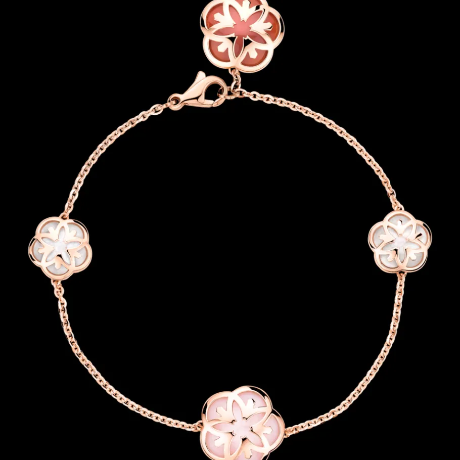 Bracelet, or rouge 18k, cornaline, nacre, opale|OMEGA Online