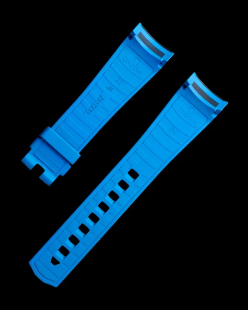 Bracelet Seamaster Planet Ocean Ultra Deep en caoutchouc noir avec boucle ardillon|OMEGA Fashion