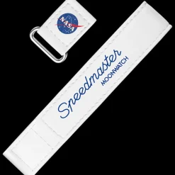 Bracelet Speedmaster Moonwatch deux pièces en VELCRO® blanc|OMEGA Hot