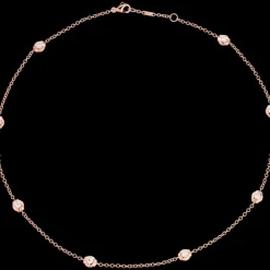 Collier, or rouge 18k, diamants|OMEGA New