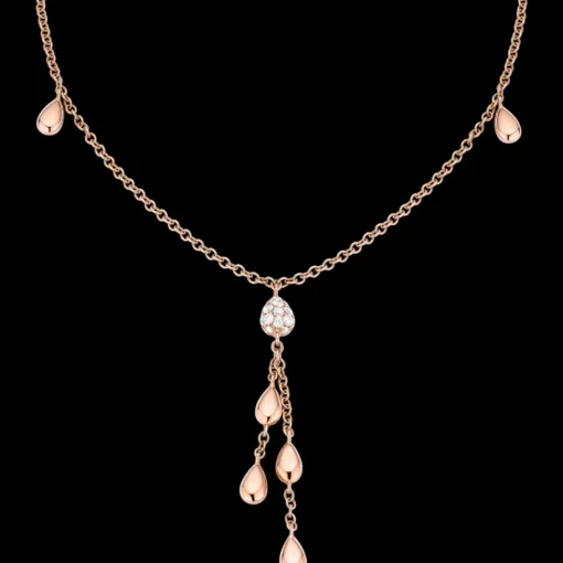 Collier, or rouge 18k, diamants|OMEGA Discount