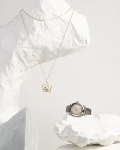 Collier, or rouge 18k, nacre|OMEGA Discount