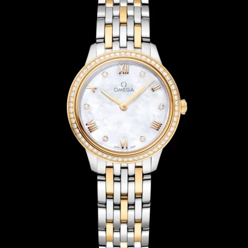 27,5 mm, acier ‑ or jaune sur acier ‑ or jaune|OMEGA Outlet
