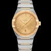 39 mm, acier ‑ or jaune sur acier ‑ or jaune|OMEGA New