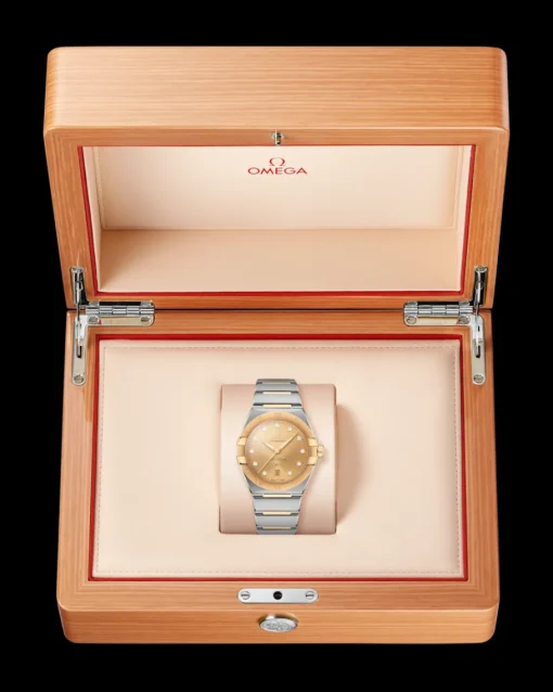 39 mm, acier ‑ or jaune sur acier ‑ or jaune|OMEGA Hot