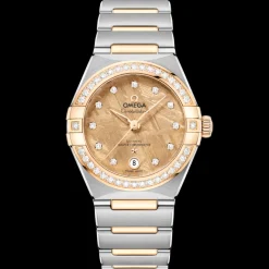 29 mm, acier ‑ or jaune sur acier ‑ or jaune|OMEGA Sale