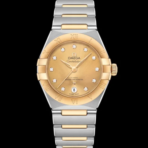 29 mm, acier ‑ or jaune sur acier ‑ or jaune|OMEGA Best