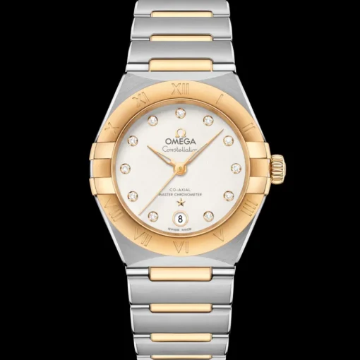 29 mm, acier ‑ or jaune sur acier ‑ or jaune|OMEGA Hot