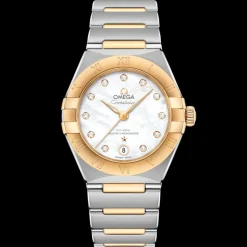 29 mm, acier ‑ or jaune sur acier ‑ or jaune|OMEGA Sale
