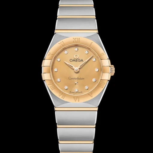 25 mm, acier ‑ or jaune sur acier ‑ or jaune|OMEGA Hot