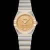 25 mm, acier ‑ or jaune sur acier ‑ or jaune|OMEGA New