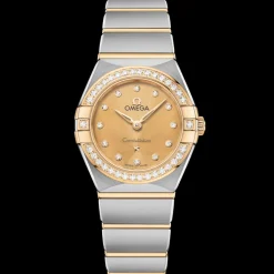 25 mm, acier ‑ or jaune sur acier ‑ or jaune|OMEGA New