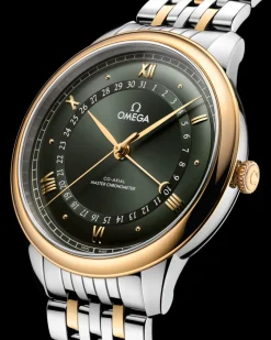 42 mm, acier ‑ or jaune sur acier ‑ or jaune|OMEGA Online