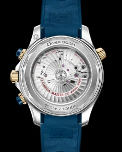 44 mm, acier ‑ or jaune sur bracelet caoutchouc|OMEGA Best