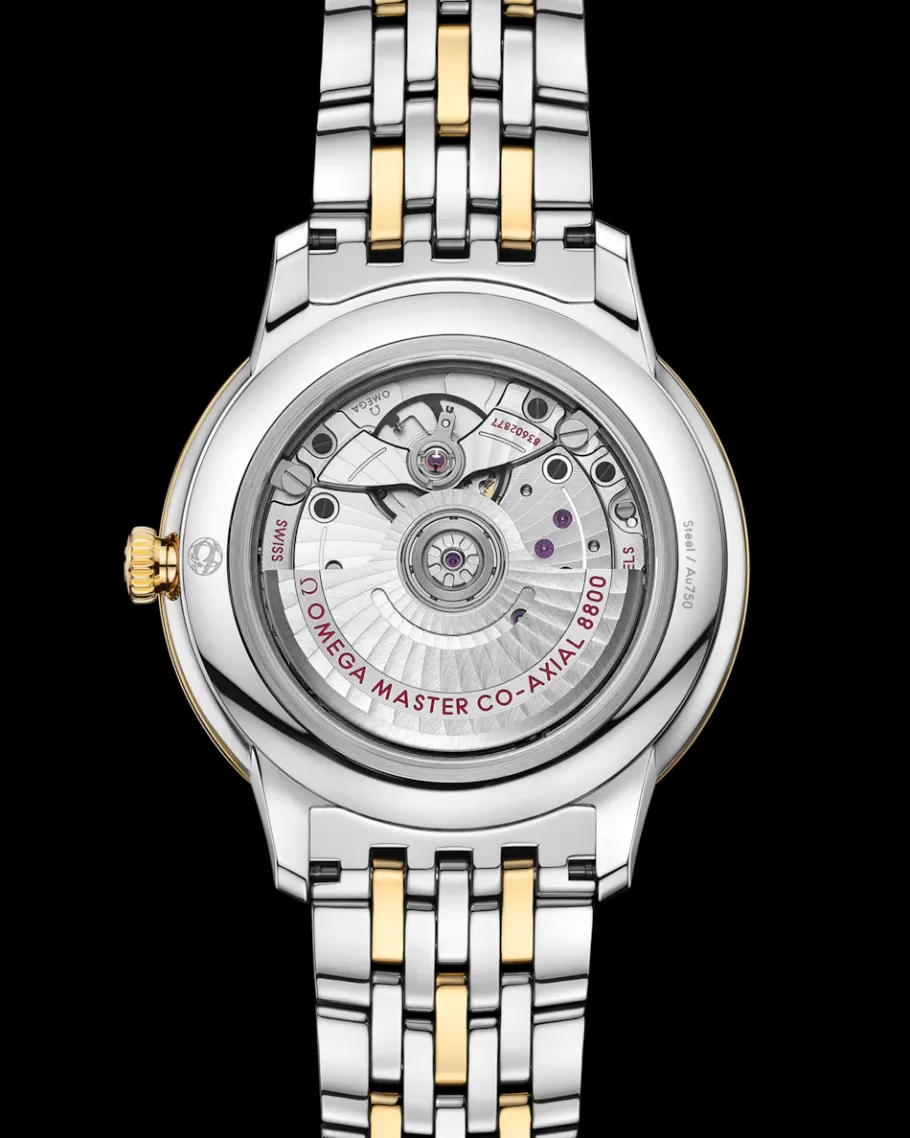 40 mm, acier ‑ or jaune sur or jaune|OMEGA New