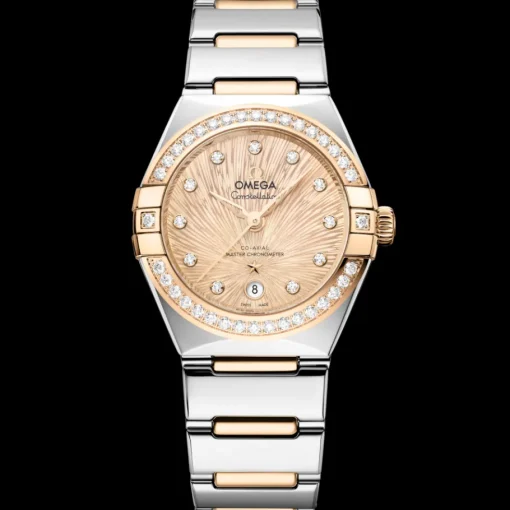 29 mm, acier ‑ or Moonshine™ sur acier ‑ or Moonshine™|OMEGA Fashion