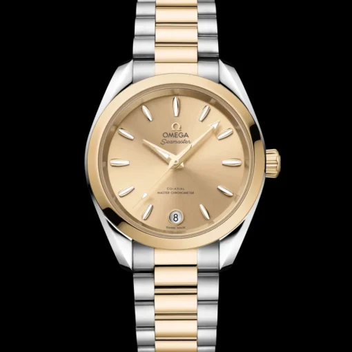 34 mm, acier ‑ or Moonshine™ sur acier ‑ or Moonshine™|OMEGA Discount