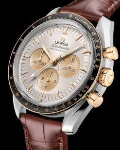 42 mm, acier ‑ or Moonshine™ sur alligator|OMEGA Hot
