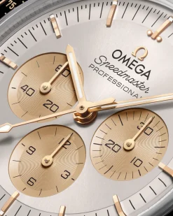 42 mm, acier ‑ or Moonshine™ sur alligator|OMEGA Hot