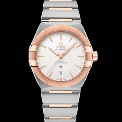 39 mm, acier ‑ or « Sedna™ » sur acier ‑ or « Sedna™ »|OMEGA Discount