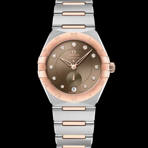 34 mm, acier ‑ or « Sedna™ » sur acier ‑ or « Sedna™ »|OMEGA Hot