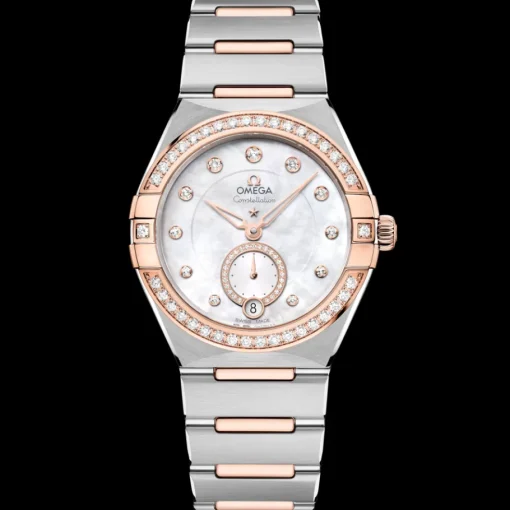 34 mm, acier ‑ or « Sedna™ » sur acier ‑ or « Sedna™ »|OMEGA Discount