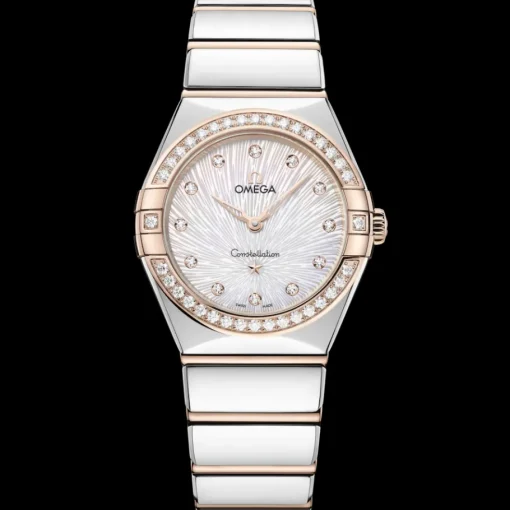 28 mm, acier ‑ or « Sedna™ » sur acier ‑ or « Sedna™ »|OMEGA Discount