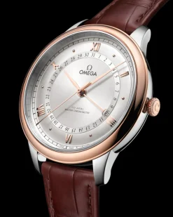 42 mm, acier ‑ or « Sedna™ » sur alligator|OMEGA Sale