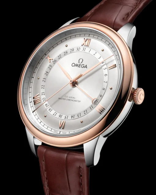 42 mm, acier ‑ or « Sedna™ » sur alligator|OMEGA Sale