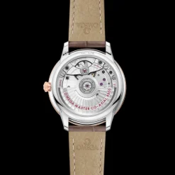 34 mm, acier ‑ or « Sedna™ » sur bracelet en cuir|OMEGA Outlet