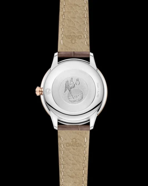 27,5 mm, acier ‑ or « Sedna™ » sur bracelet en cuir|OMEGA Discount