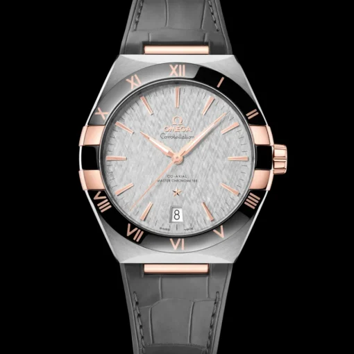 41 mm, acier ‑ or « Sedna™ » sur bracelet en cuir|OMEGA Best