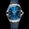 41 mm, acier ‑ or « Sedna™ » sur bracelet en cuir|OMEGA Fashion