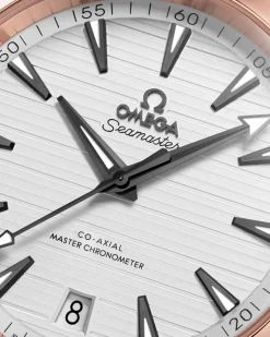 41 mm, acier ‑ or « Sedna™ » sur bracelet caoutchouc|OMEGA Outlet