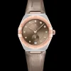 34 mm, acier ‑ or « Sedna™ » sur bracelet en cuir|OMEGA Sale