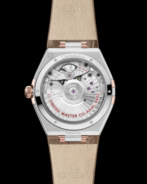 34 mm, acier ‑ or « Sedna™ » sur bracelet en cuir|OMEGA Sale