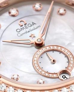34 mm, acier ‑ or « Sedna™ » sur bracelet en cuir|OMEGA New