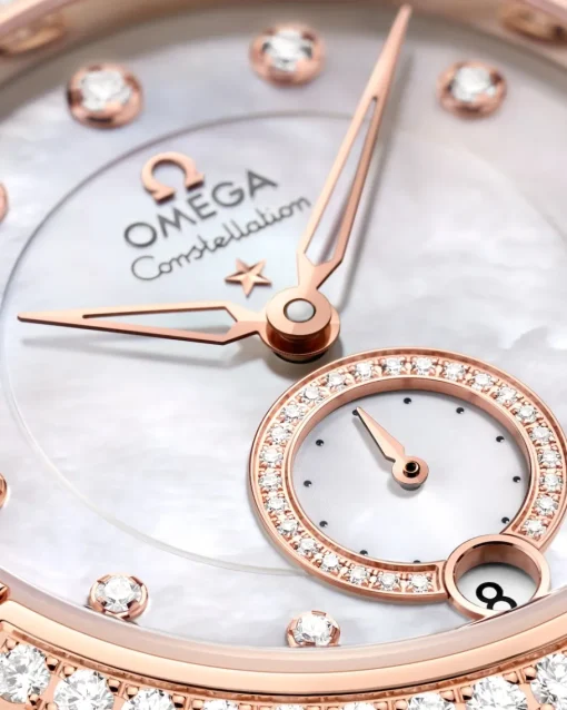 34 mm, acier ‑ or « Sedna™ » sur bracelet en cuir|OMEGA New