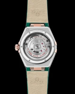 29 mm, acier ‑ or « Sedna™ » sur bracelet en cuir|OMEGA New