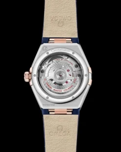 29 mm, acier ‑ or « Sedna™ » sur bracelet en cuir|OMEGA New
